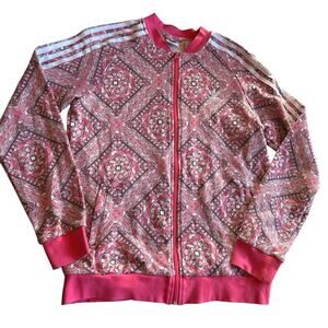 Adidas Originals Super Star Track Jacket Multicolor/Real Pink Girls XL